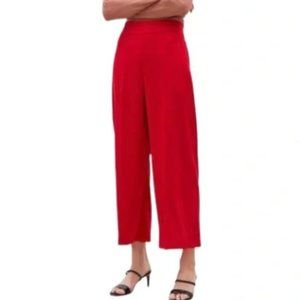 Zara Red Culottes